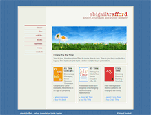 Tablet Screenshot of abigailtrafford.com